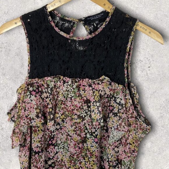 Slate‎ and Willow Floral Maternity Dress Off Shoulder Lace Shift Size XL Pink - Picture 6 of 12